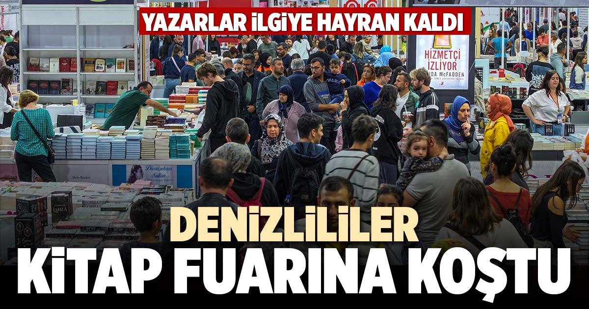 DENİZLİLİLER KİTAP FUARINA KOŞTU