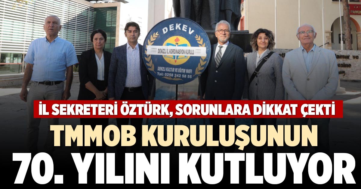 TMMOB KURULUŞUNUN 70. YILINI KUTLUYOR