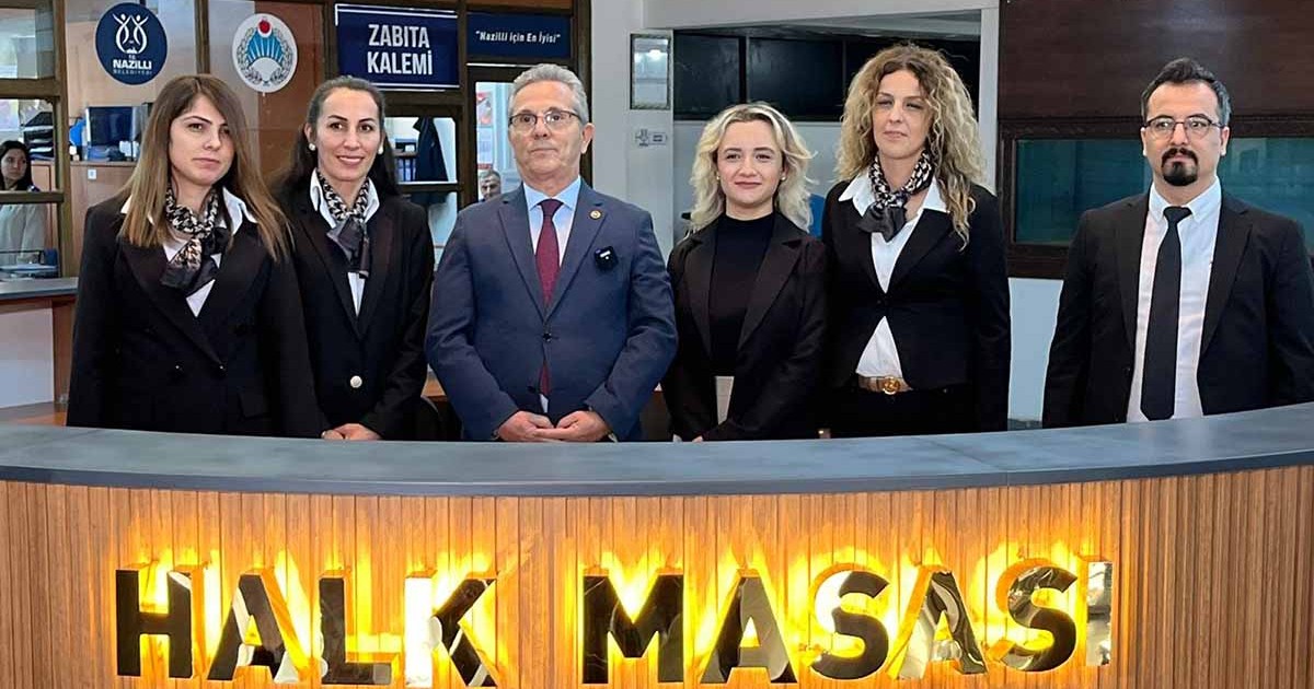 NAZİLLİ BELEDİYESİ ‘HALK MASASI’ İLE HIZLI ÇÖZÜM OLACAK