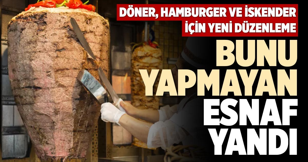 BUNU YAPMAYAN ESNAF YANDI