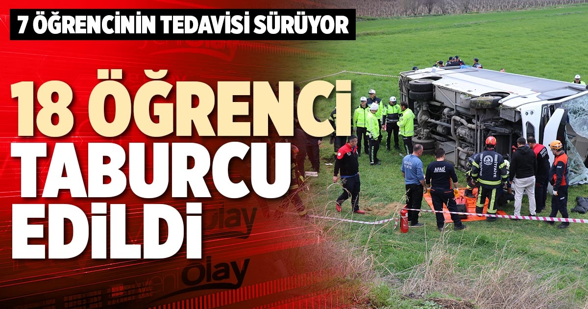 18 ÖĞRENCİ TABURCU EDİLDİ