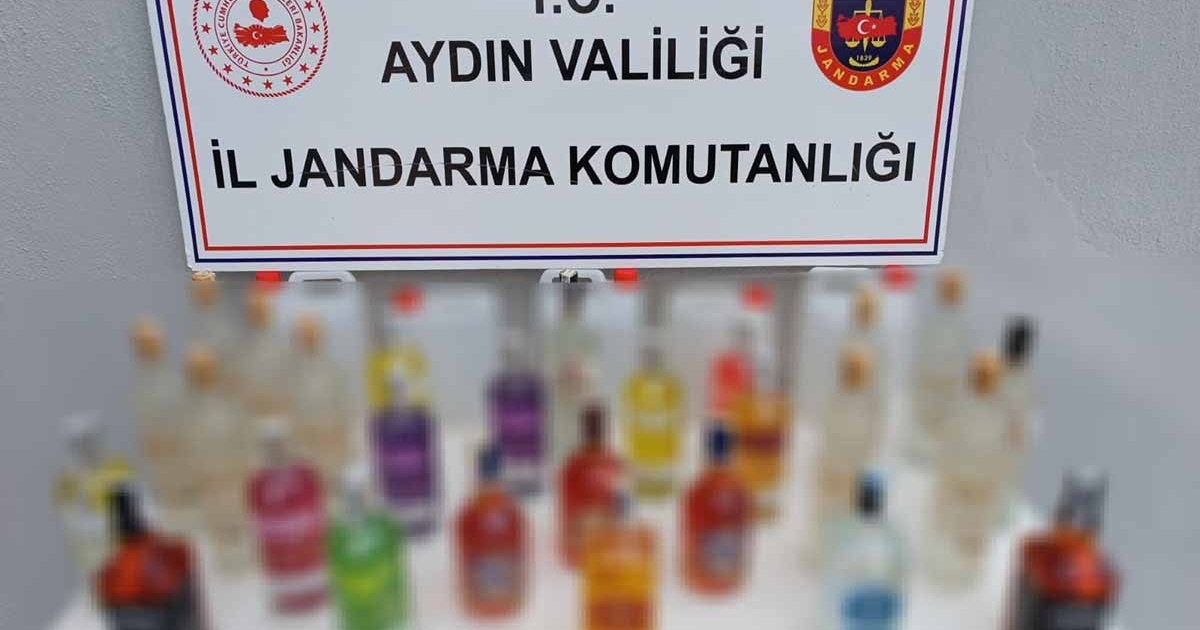 AYDIN'DA JANDARMA EKİPLERİNDEN KAÇAK İÇKİ OPERASYONU