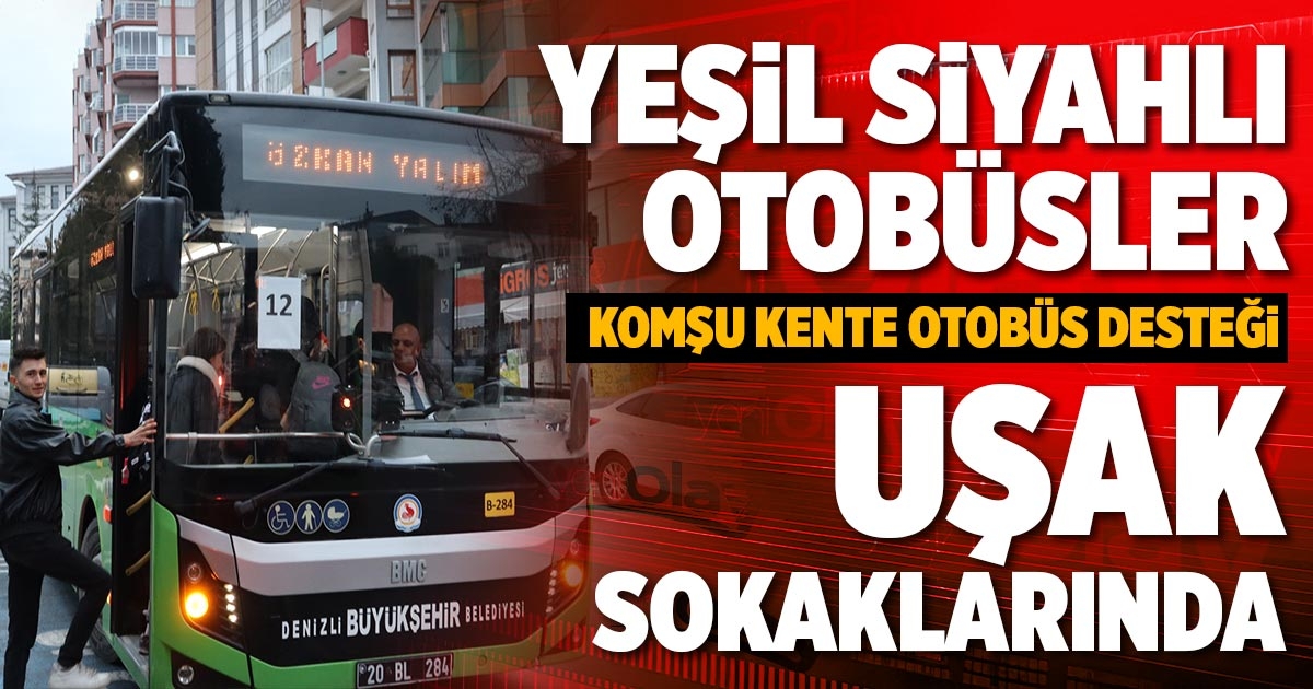 KOMŞU KENTE OTOBÜS DESTEĞİ