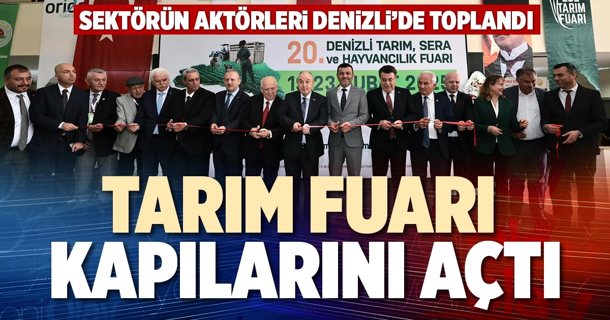 TARIM FUARI KAPILARINI AÇTI