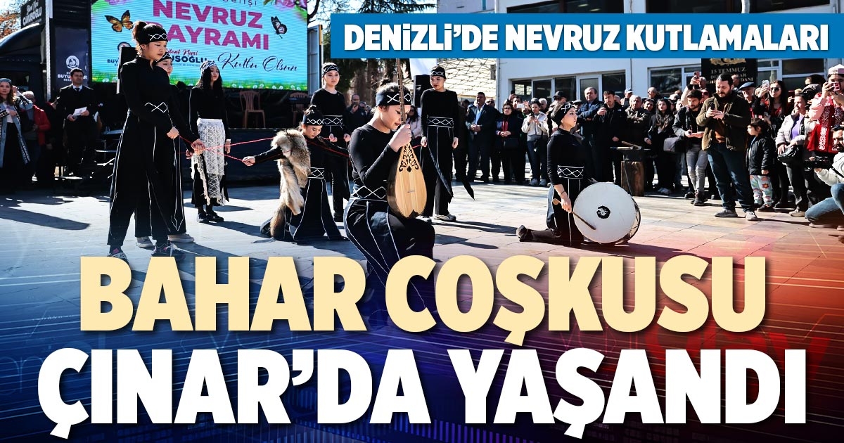 BAHAR COŞKUSU ÇINAR’DA YAŞANDI