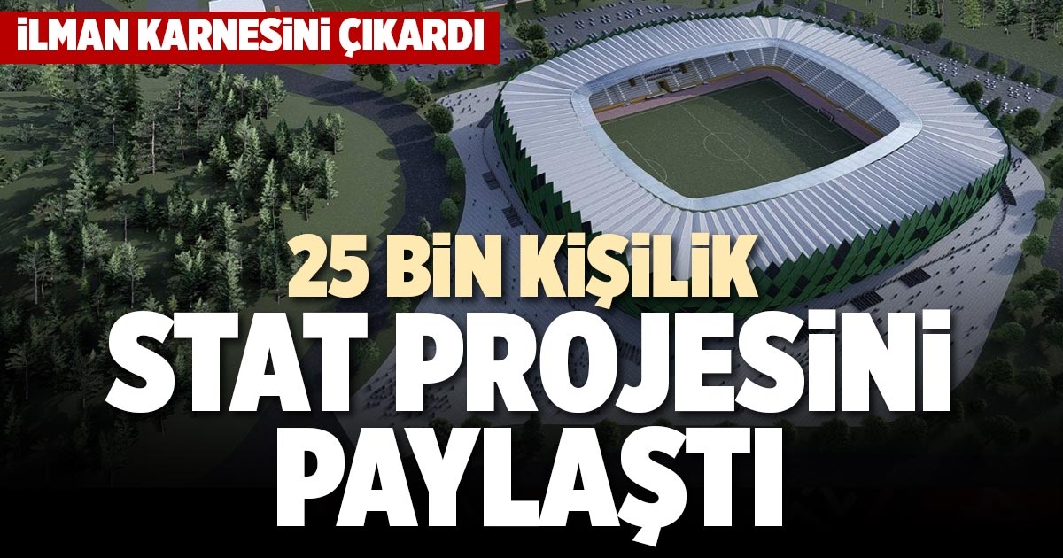 25 BİN KİŞİLİK STAT PROJESİNİ PAYLAŞTI