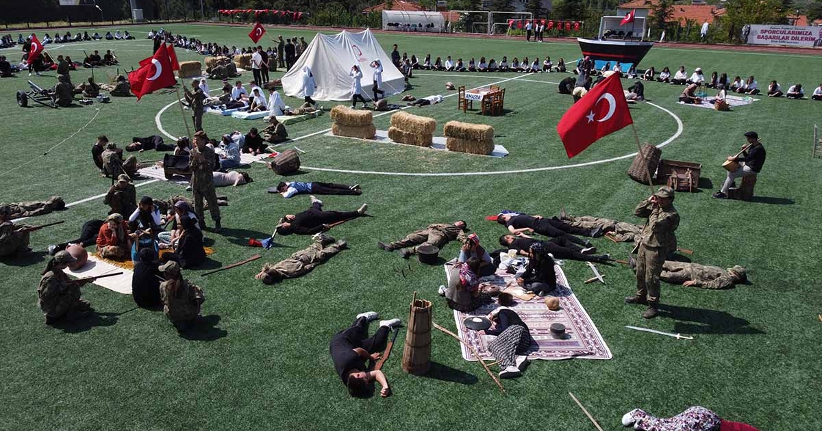 DEMİRCİ'DE KURTULUŞ SAVAŞI CANLANDIRILDI