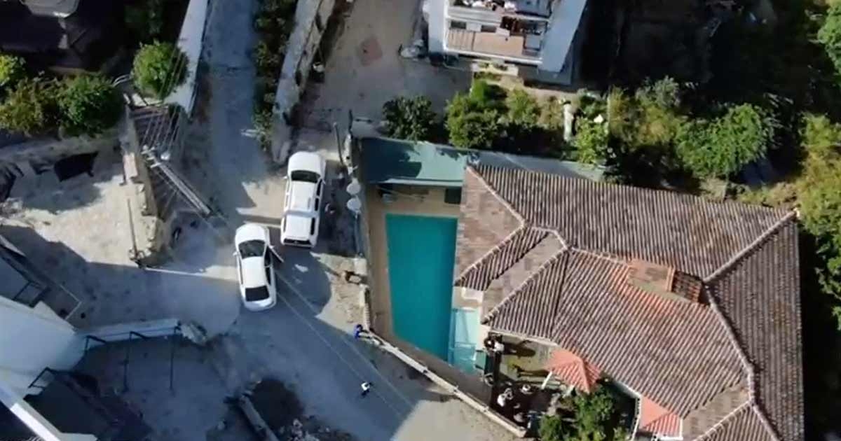 MUĞLA’DA LÜKS VİLLAYA DRONE DESTEKLİ OPERASYON