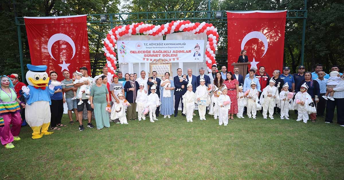 KÖYCEĞİZ KAYMAKAMLIĞI HİMAYESİNDE SÜNNET ŞÖLENİ