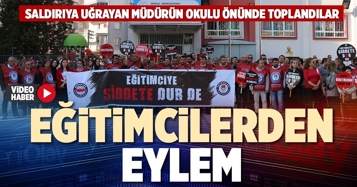 EĞİTİMCİLERDEN EYLEM