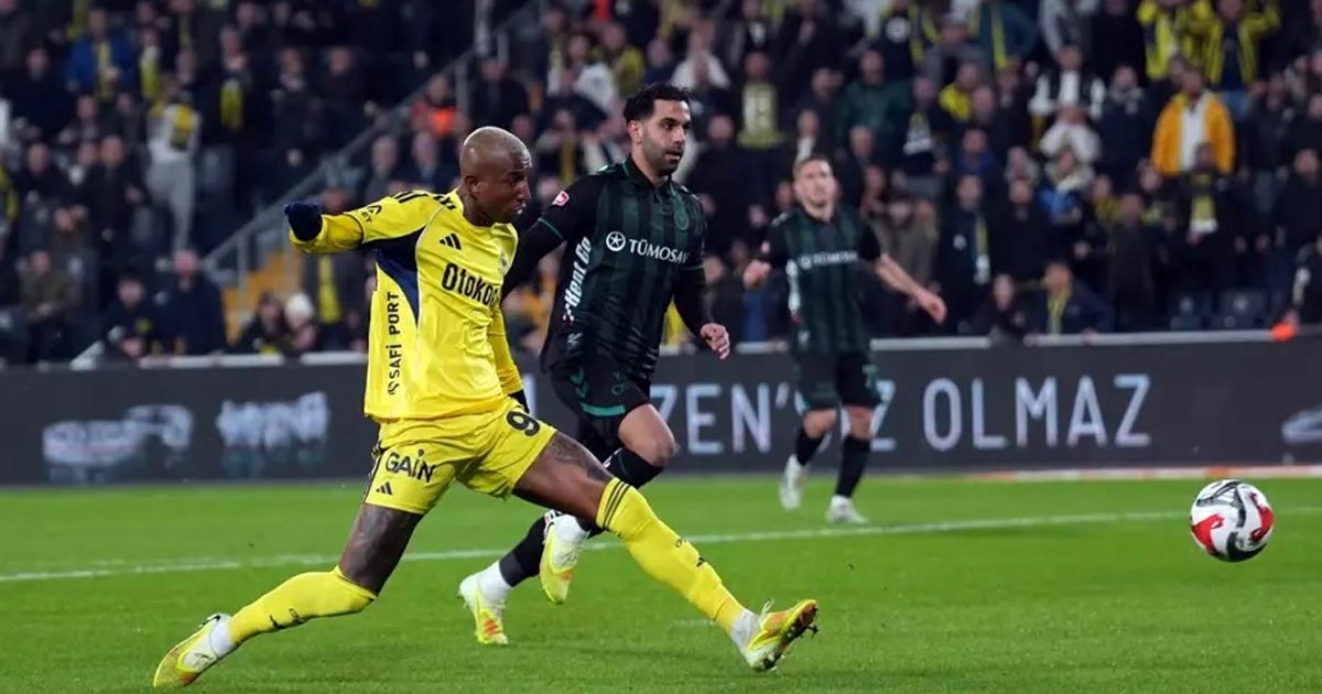 FENERBAHÇE KONYASPOR'U 4 GOLLE MAĞLUP ETTİ