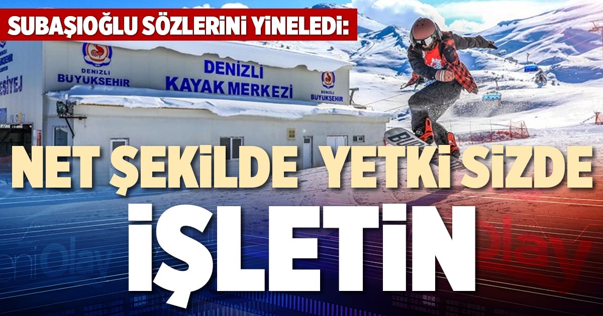 NET ŞEKİLDE YETKİ SİZDE, İŞLETİN