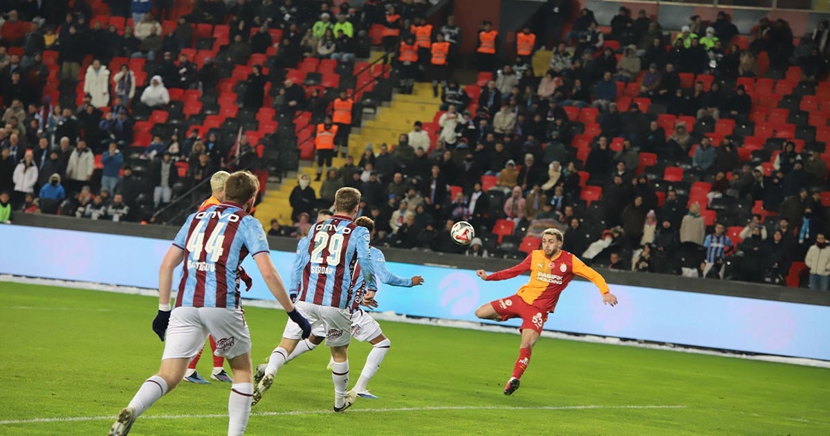 GALATASARAY TRABZONSPOR'U FARKLI GEÇİP FİNALE YÜKSELDİ
