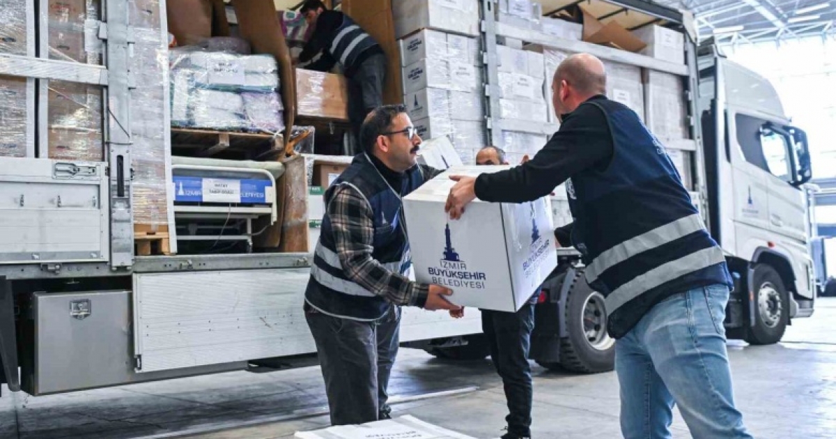 İZMİR’DEN HATAY’A DAYANIŞMA KÖPRÜSÜ