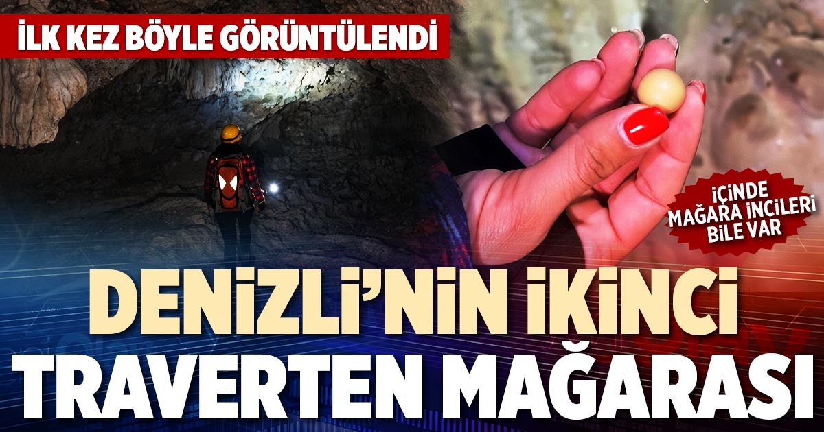 DENİZLİ’NİN İKİNCİ TRAVERTEN MAĞARASI