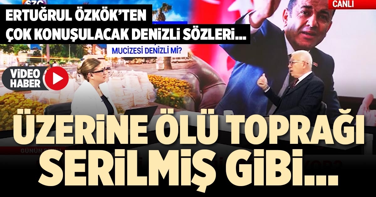 ÜZERİNE ÖLÜ TOPRAĞI SERİLMİŞ GİBİ…