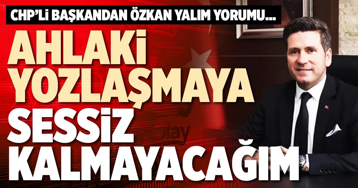 AHLAKİ YOZLAŞMAYA SESSİZ KALMAYACAĞIM