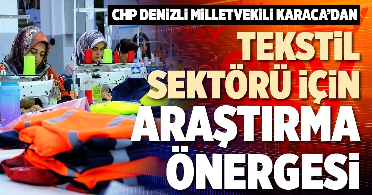 TEKSTİL SEKTÖRÜ İÇİN ARAŞTIRMA ÖNERGESİ