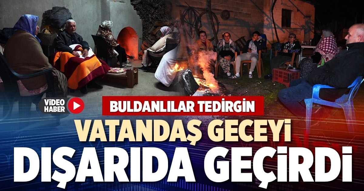 VATANDAŞ GECEYİ DIŞARIDA GEÇİRDİ