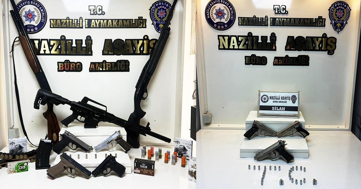 SOSYAL MEDYADAN SİLAH TEŞHİRİ YAPAN 3 KİŞİ YAKALANDI