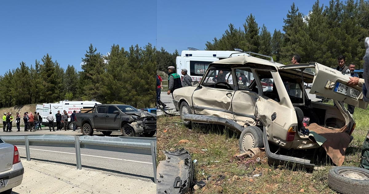 MUĞLA-DENİZLİ YOLUNDA FECİ KAZA: 1 ÖLÜ, 1 YARALI