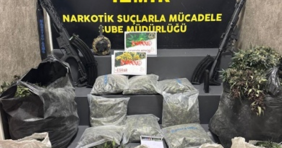 İZMİR’DE UYUŞTURUCU OPERASYONU: 2 TUTUKLAMA
