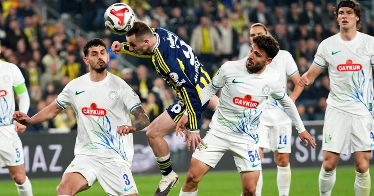 FENERBAHÇE RİZE'YE TAKILDI