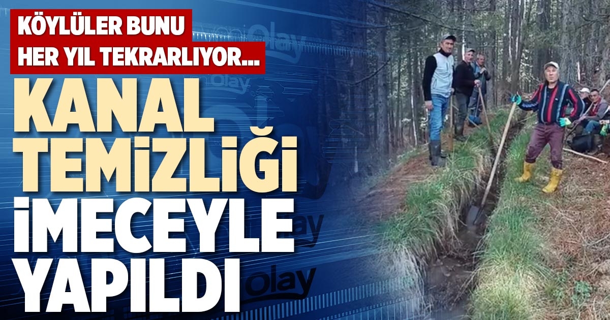 KANAL TEMİZLİĞİ İMECEYLE YAPILDI