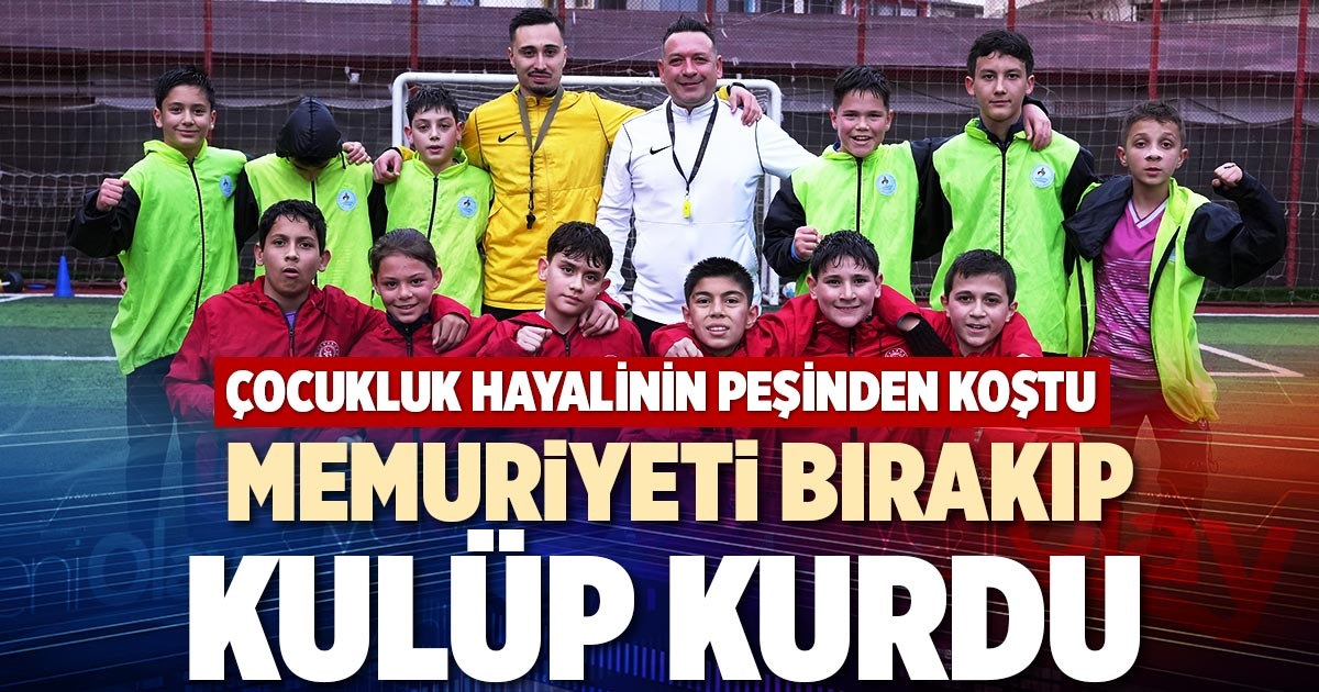 MEMURİYETİ BIRAKIP KULÜP KURDU 