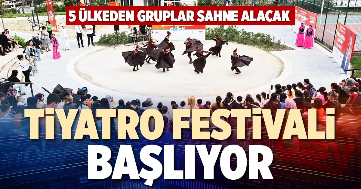 TİYATRO FESTİVALİ BAŞLIYOR