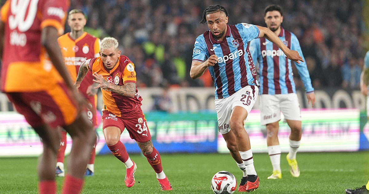 TRABZONSPOR GALATASARAY'I DEVİRDİ ZİRVE YARIŞI KIZIŞTI