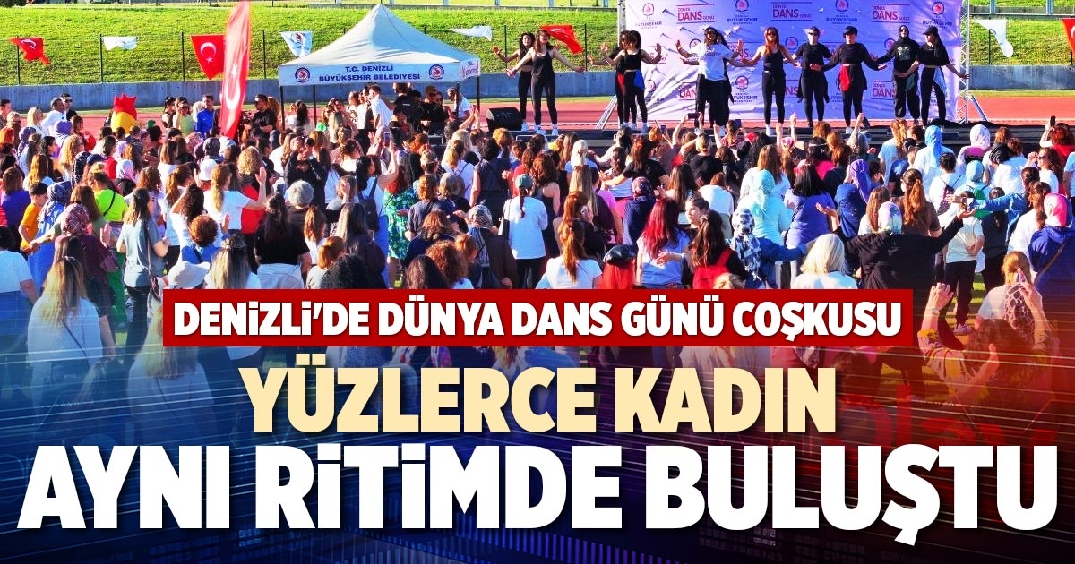 YÜZLERCE KADIN AYNI RİTİMDE BULUŞTU