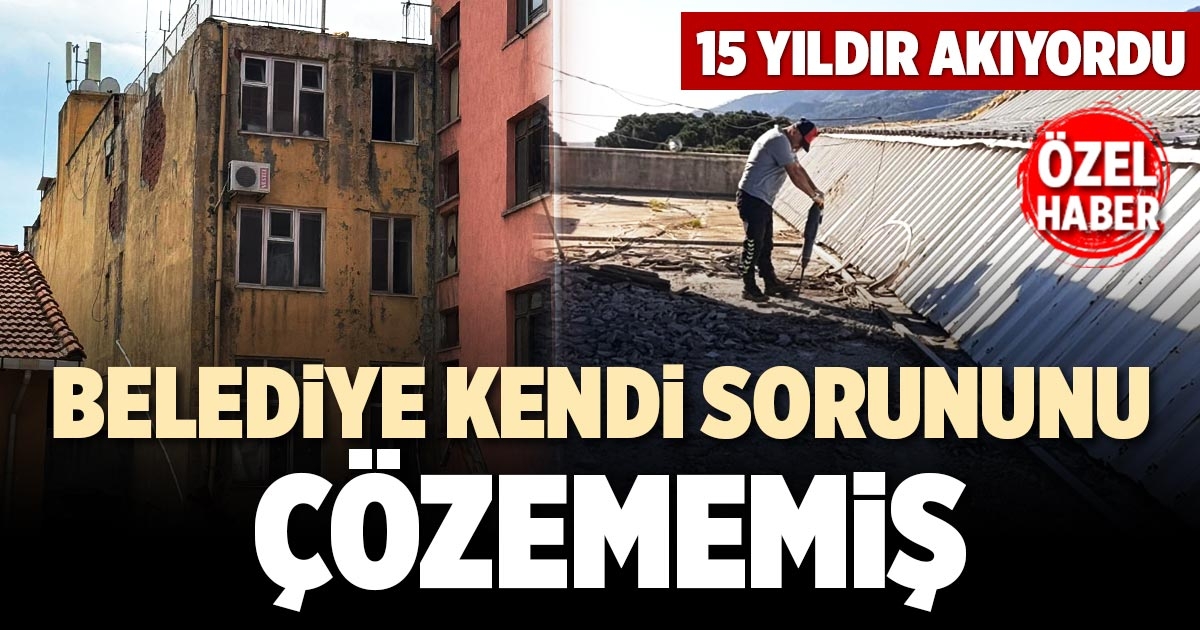 BELEDİYE KENDİ SORUNUNU ÇÖZEMEMİŞ
