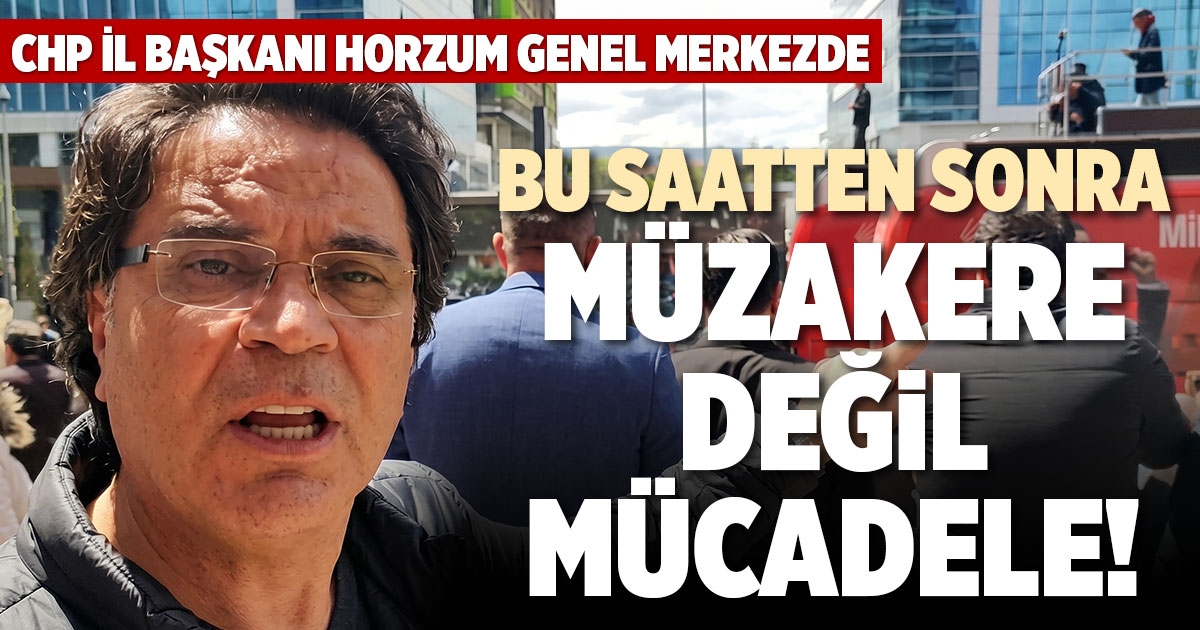 BU SAATTEN SONRA MÜZAKERE DEĞİL MÜCADELE!