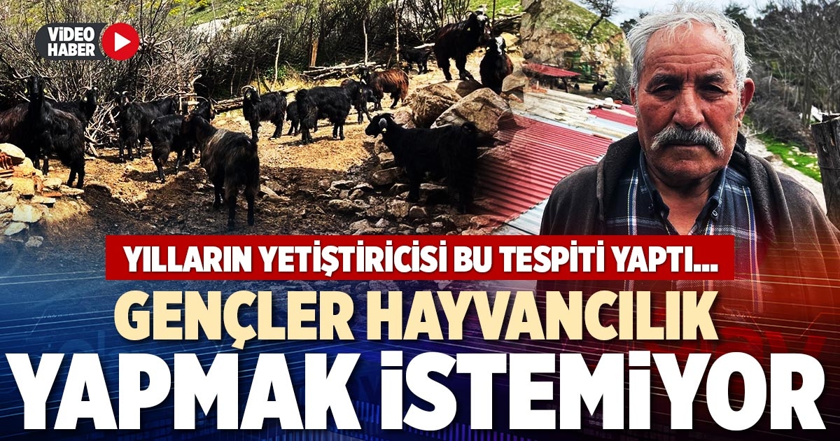GENÇLER HAYVANCILIK YAPMAK İSTEMİYOR