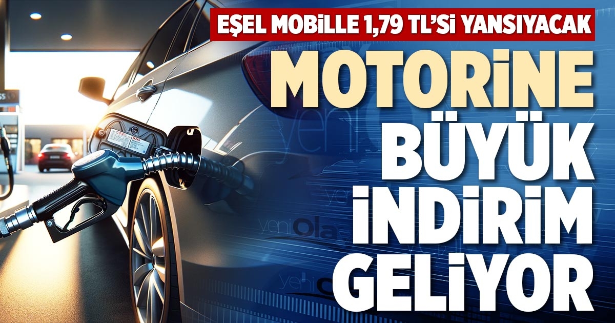 MOTORİNE BÜYÜK İNDİRİM GELİYOR