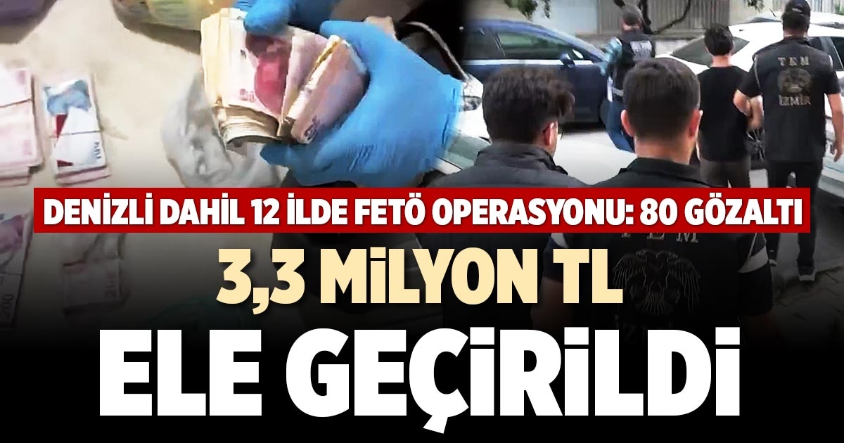 3,3 MİLYON TL ELE GEÇİRİLDİ