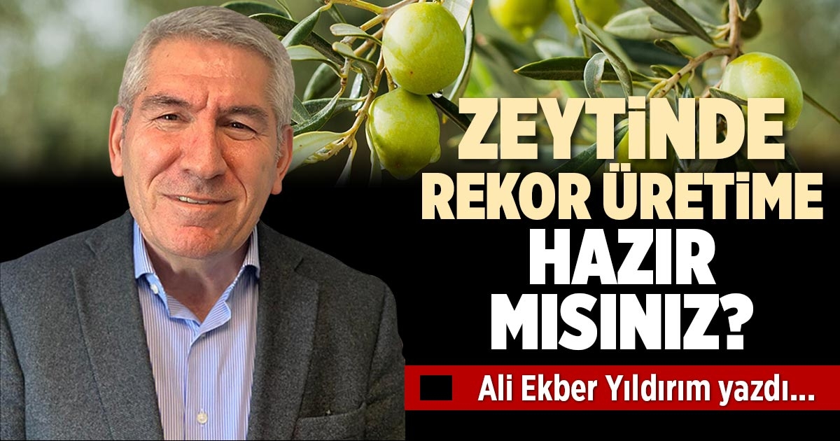 ZEYTİNDE REKOR ÜRETİME HAZIR MISINIZ?
