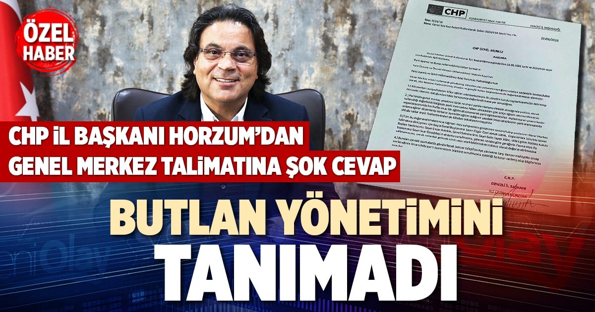 BUTLAN YÖNETİMİNİ TANIMADI