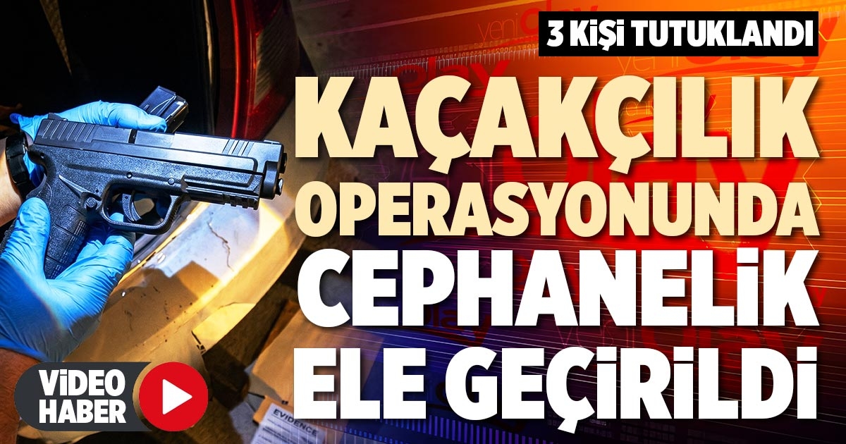 KAÇAKÇILIK OPERASYONUNDA CEPHANELİK ELE GEÇİRİLDİ