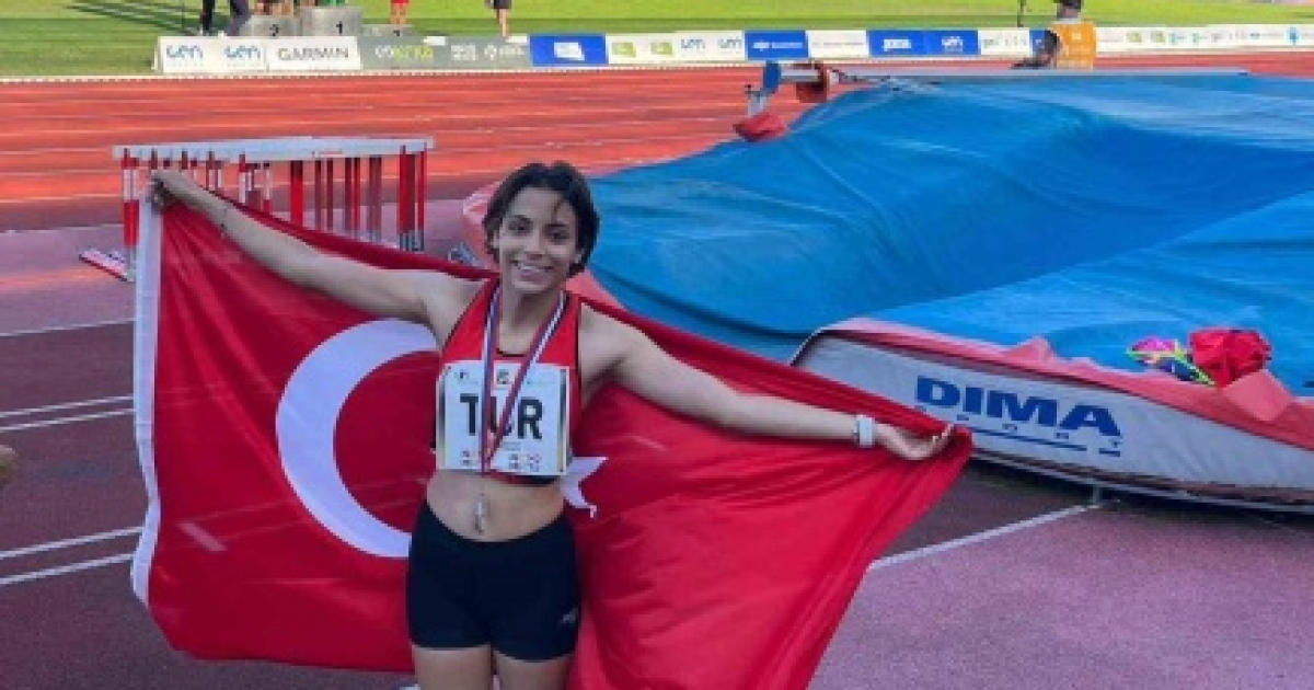 AYDINLI MİLLİ ATLET BAYAR, BALKAN İKİNCİSİ OLDU

