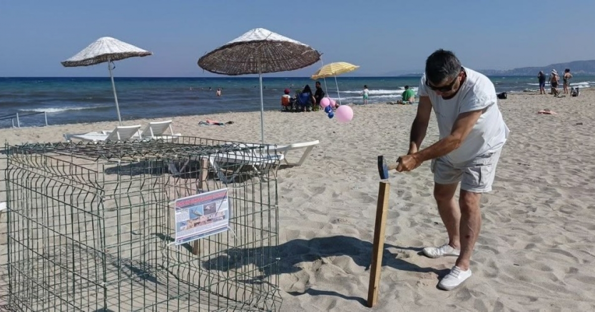 KUŞADASI’NDA CARETTA CARETTALARDAN UMUTLANDIRAN YUVA