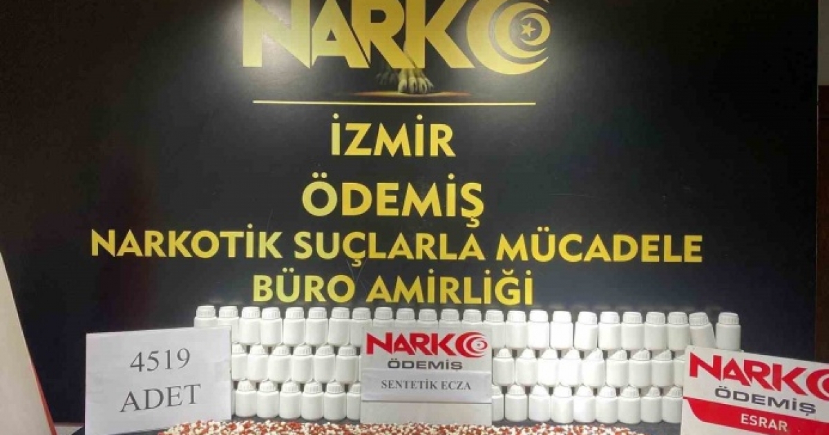 İZMİR’DE ZEHİR TACİRLERİNE 6 AYLIK TAKİP: 30 TUTUKLAMA