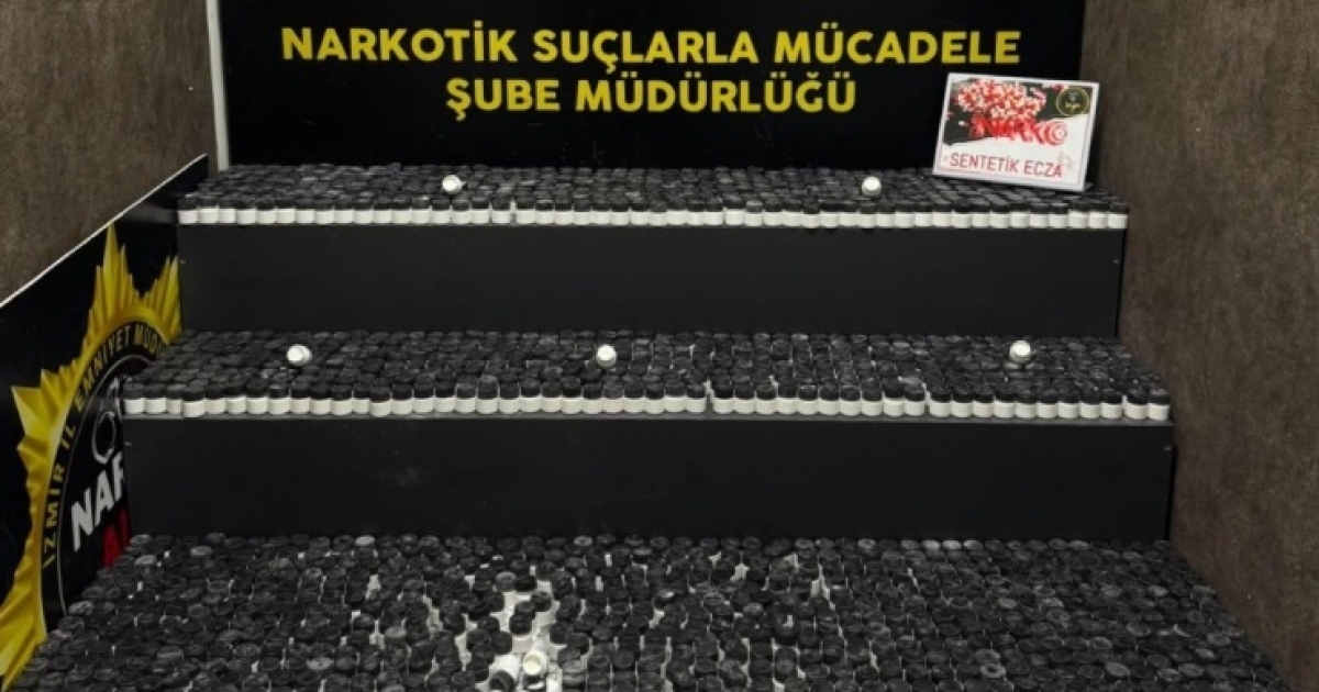 İZMİR’DE 29 KİLO UYUŞTURUCU HAMMADDESİ ELE GEÇİRİLDİ
