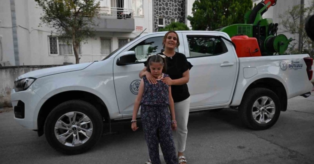 İLAÇLAMA ARACINA UZANAN HAYAL GERÇEK OLDU