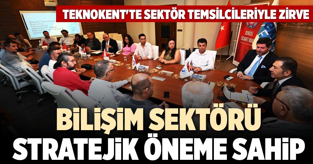 BİLİŞİM SEKTÖRÜ STRATEJİK ÖNEME SAHİP