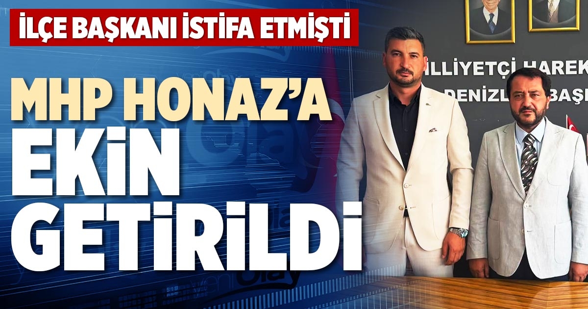 MHP HONAZ’A EKİN GETİRİLDİ