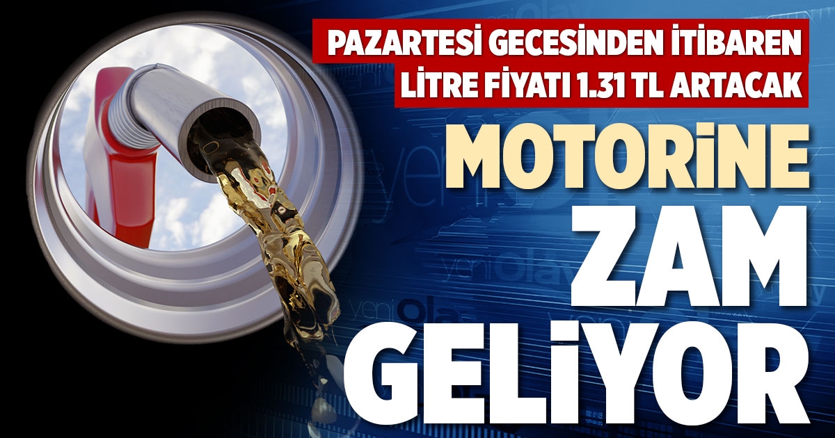 MOTORİNE ZAM GELİYOR