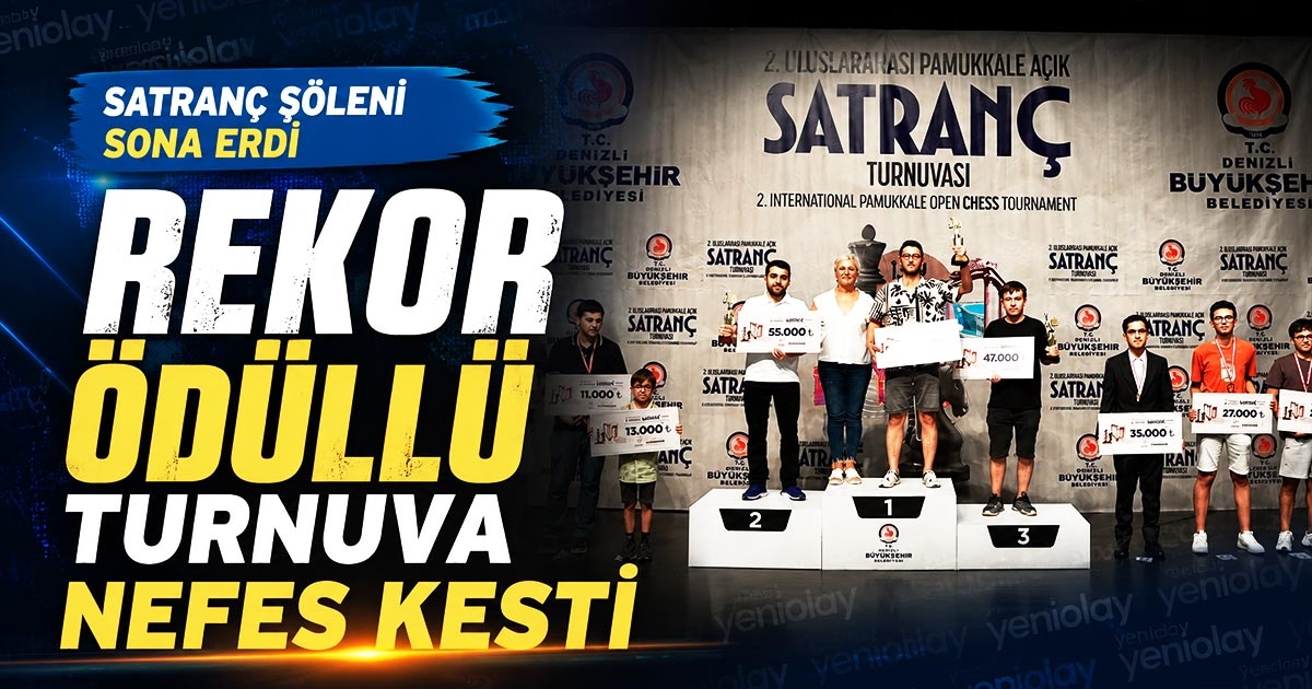 REKOR ÖDÜLLÜ TURNUVA NEFES KESTİ