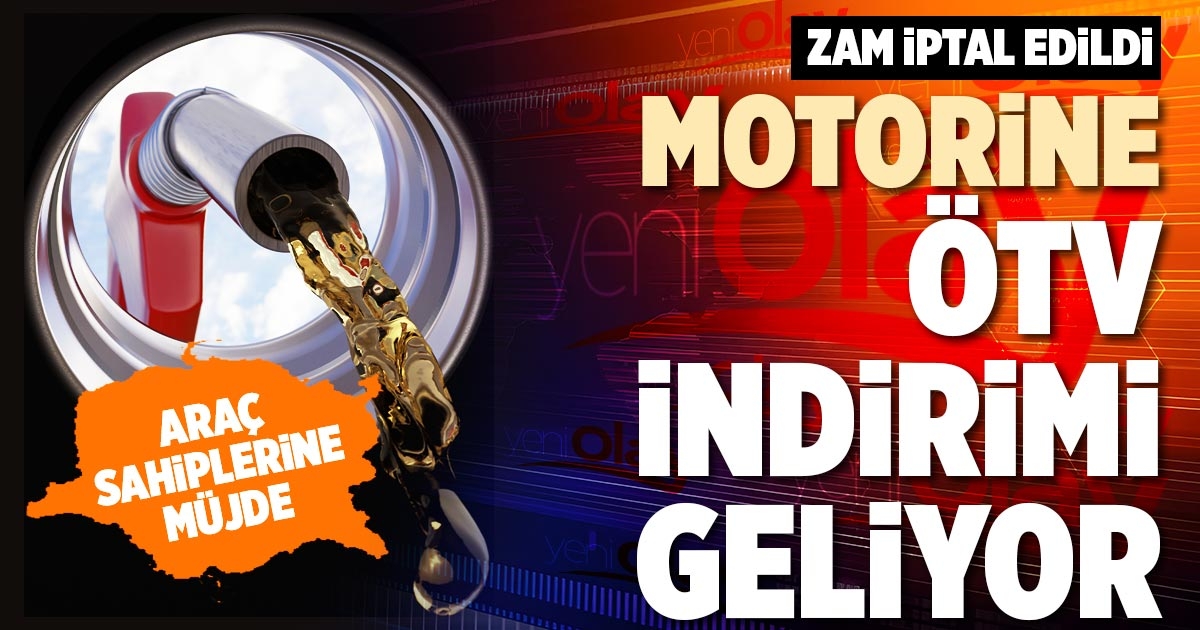 MOTORİNE ÖTV İNDİRİMİ GELİYOR
